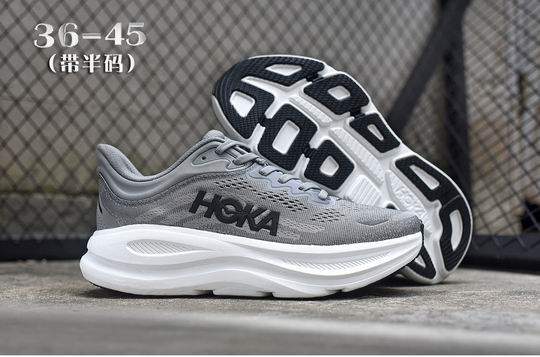 HOKA Bondi 9 Galactic Grey Stellar Grey Men's Women's Running Shoes-9 (image for) HOKA Bondi 9 Galactic Grey Stellar Grey Men's Women's Running Shoes-9